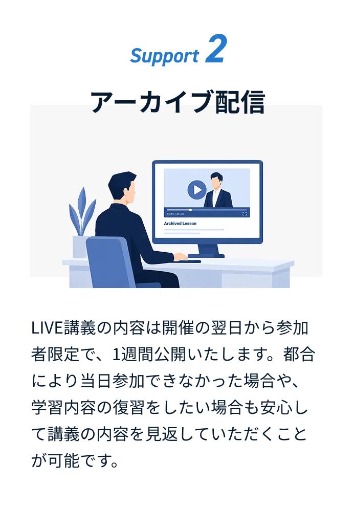 アーカイブ配信